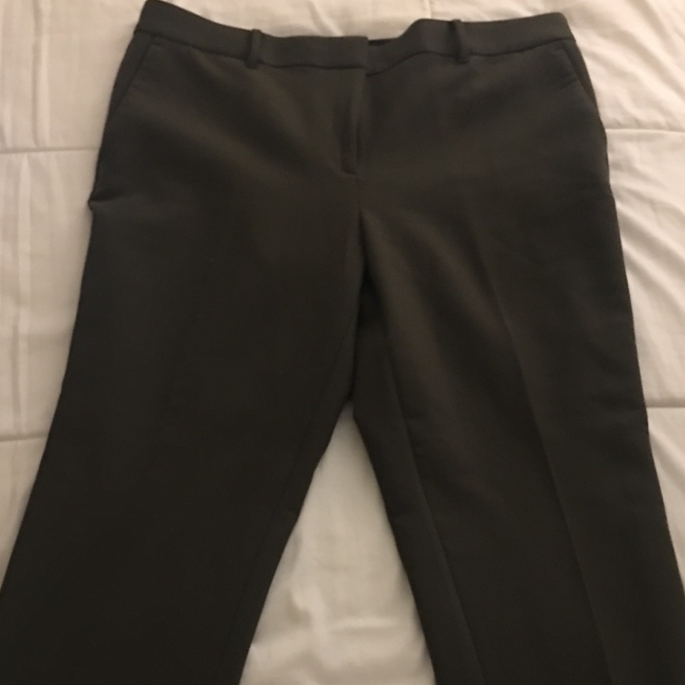 ANN TAYLOR - Ankle Length Hunter Green Pants